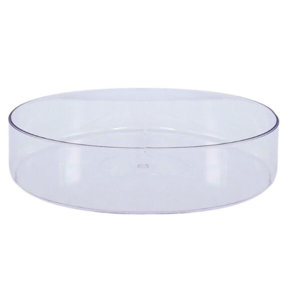 Vaso de vidro redondo