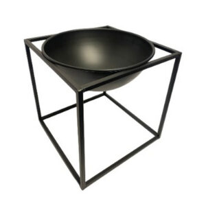 Alternative view of VASO PRETO SUSPENSO C/SUPORTE G
