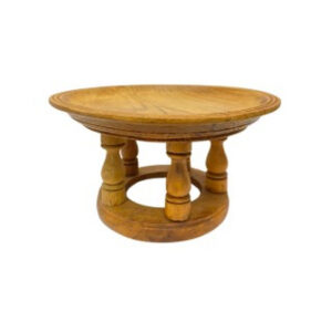 SUPORTE DE MADEIRA  PARA VASO M