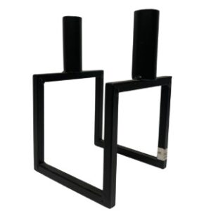 CASTIÇAL PRETO EM METAL