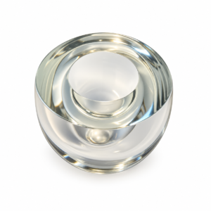 Alternative view of VASO DECORATIVO CRISTAL  TRANSPARENTE P