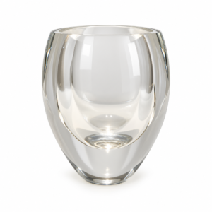 VASO DECORATIVO CRISTAL  TRANSPARENTE P