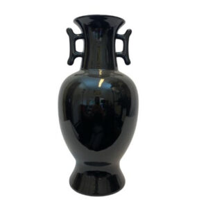 VASO PRETO COM ALÇA