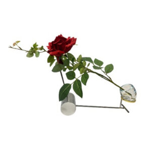 Alternative view of VASO METAL COM VIDRO