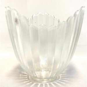 CASTIÇAL TULIPA VIDRO TRANSPARENTE