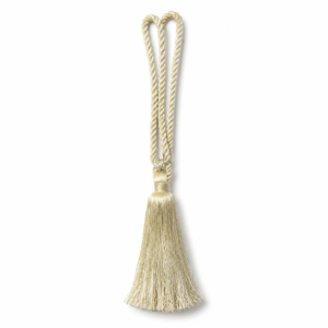 Braçadeira para Cortina Branca 70x25 cm