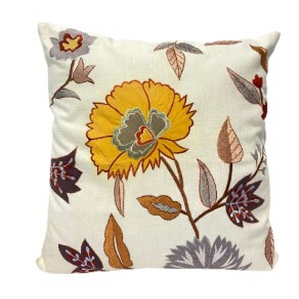 ALMOFADA ALGODÃO  ESTAMPADA  FLORES