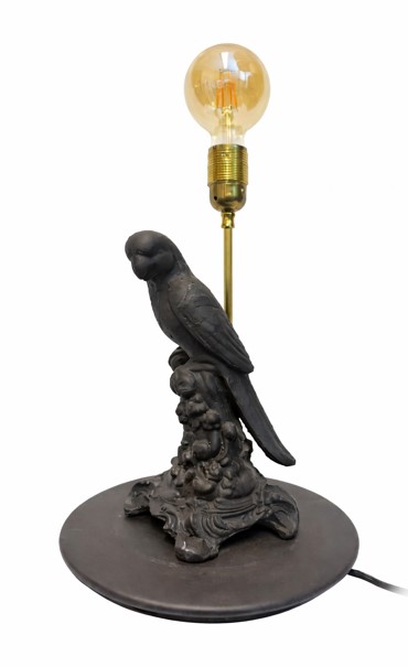 ABAJUR MARITACA PRETA NA REDOMA - Imagem 2