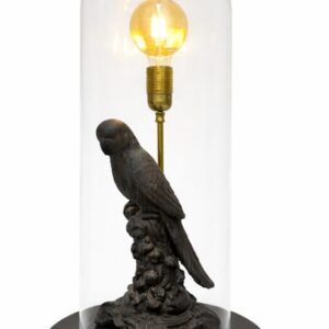 ABAJUR MARITACA PRETA NA REDOMA