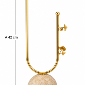 Alternative view of CASTIÇAL DOURADO COGUMELO