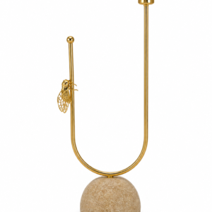 CASTIÇAL DOURADO INSETO