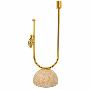 CASTIÇAL DOURADO INSETO