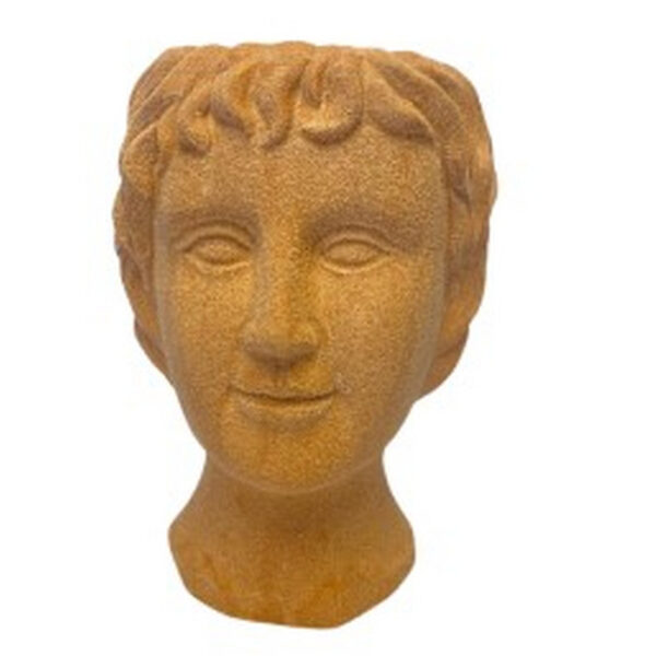 VASO DE CERAMICA ROSTO MARROM