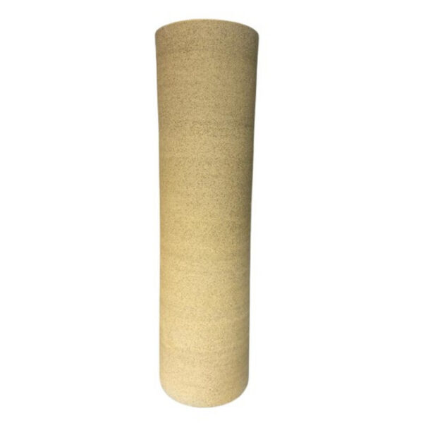 VASO CERAMICA TUBO AREIA G
