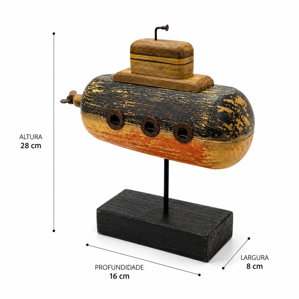 SUBMARINO MADEIRA M - Imagem 2
