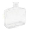 VASO RETANGULAR EM VIDRO TRANSPARENTE