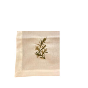 Alternative view of GUARDANAPO BORDADO ALECRIM TECIDO OFF-WHITTE