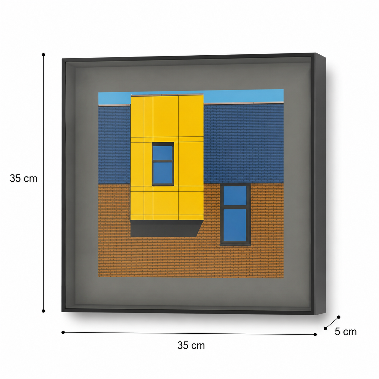 QUADRO ACRILÍCO FUMÊ MINIMALISTA ,SOFISTICADO PARA SALA,ESCRITÓRIO E HALL - Imagem 3