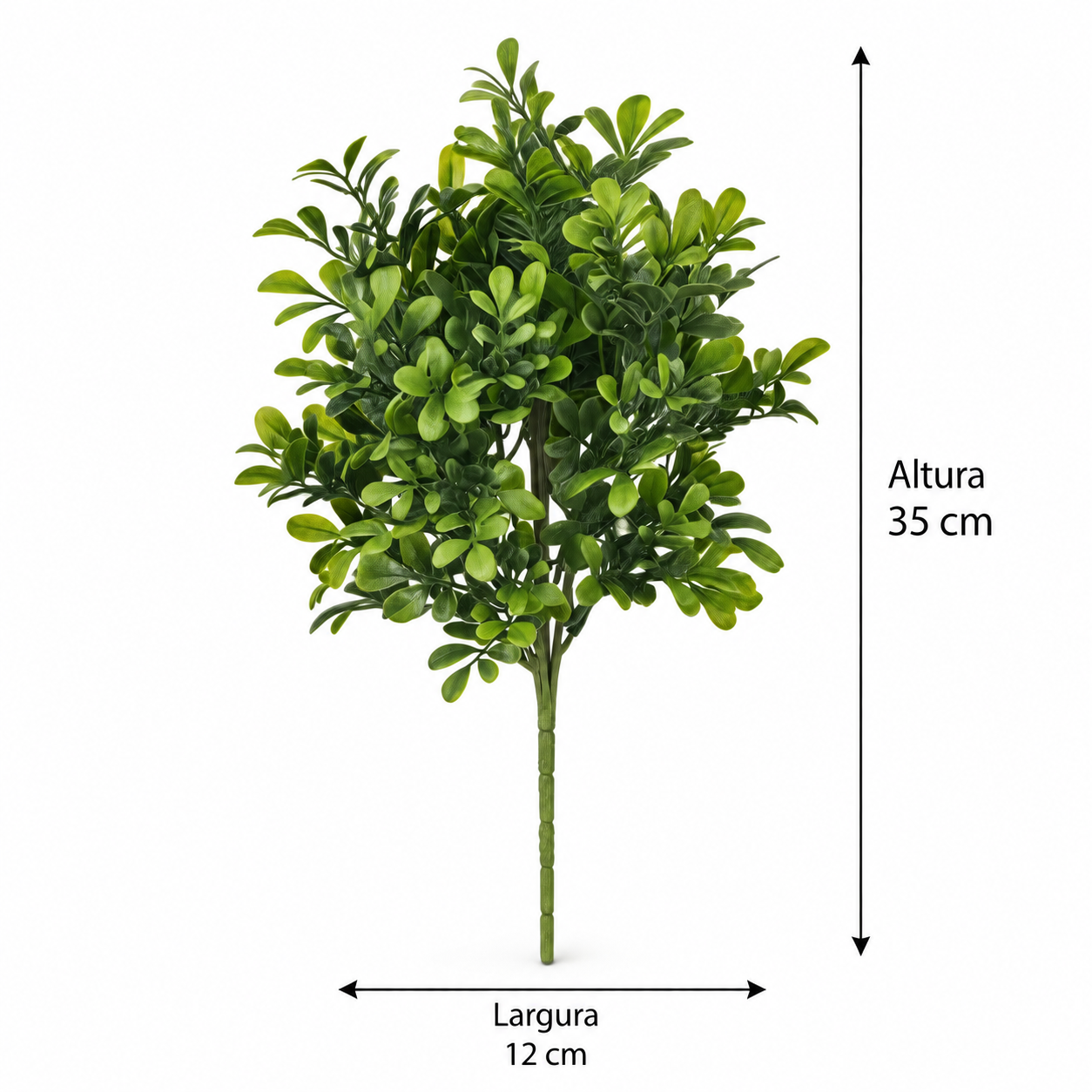 BUCHINHO ARTIFICIAL FOLHAGEM VERDE DECORATIVO ARRANJOS - Imagem 2