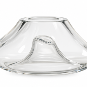 VASO ORGÂNICOA EM MURANO TRANSPARENTE M