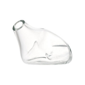 VASO  EM MURANO - TRANSPARENTE - LIORA