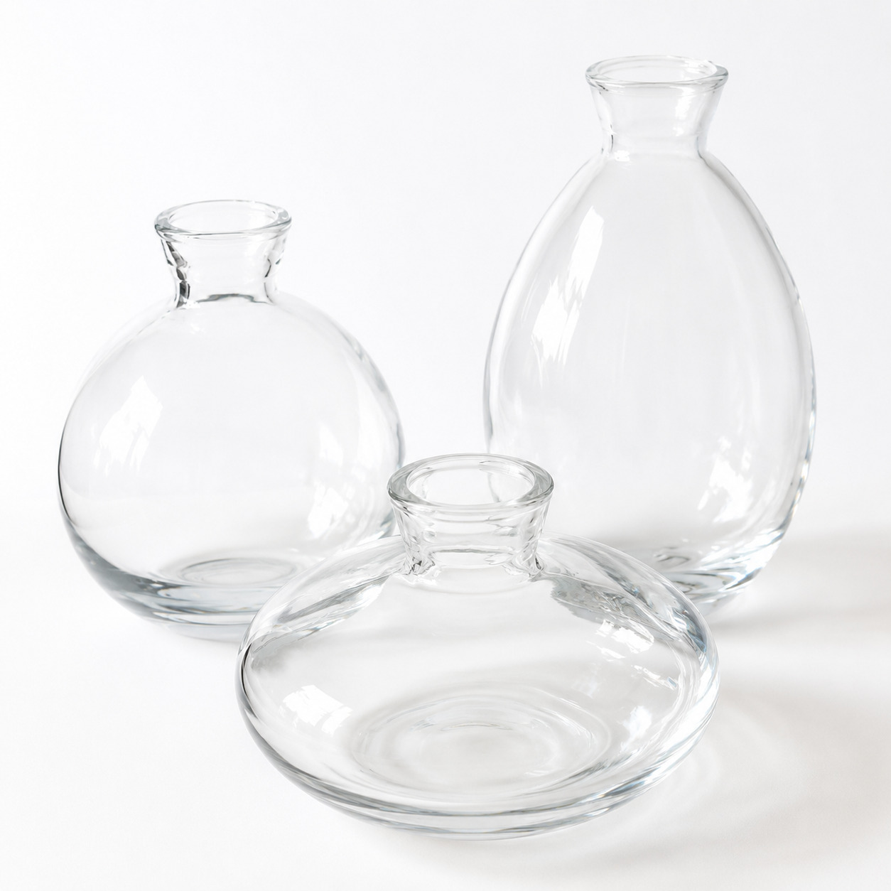 VASOS DE VIDRO MINI ( CJ 3 )