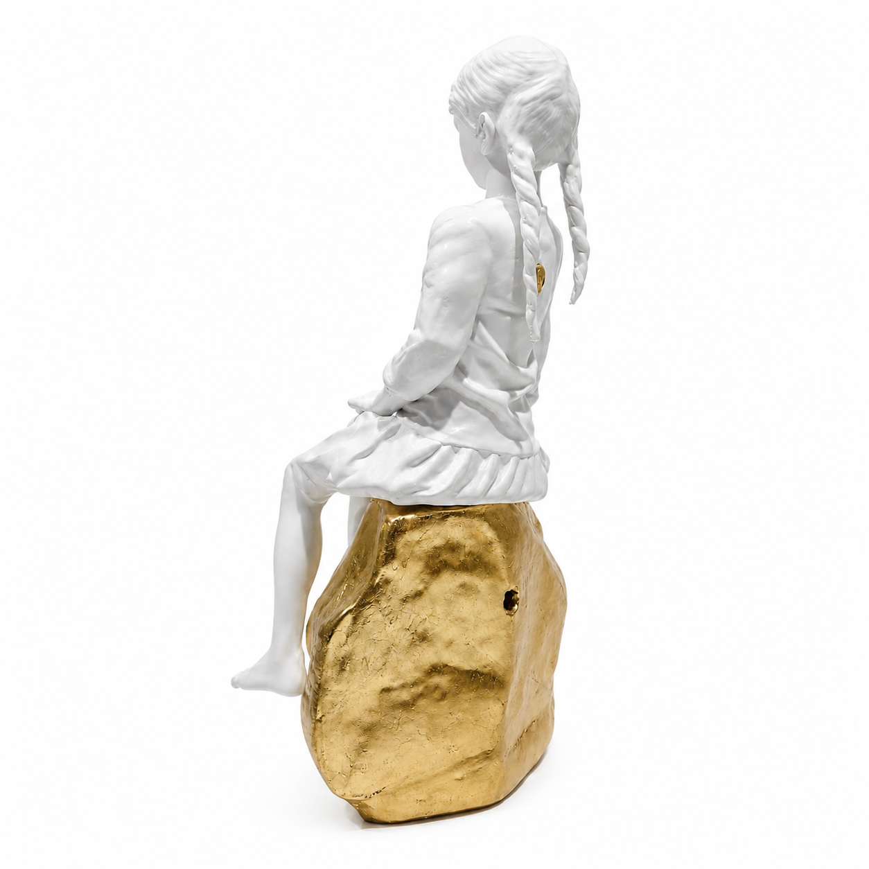 ESCULTURA MENINA SENTADA - Imagem 2