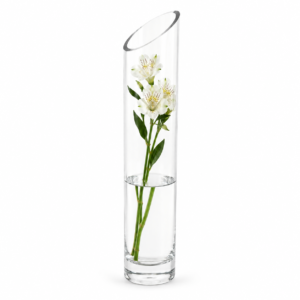 VASO CILINDRO  VIDRO P - CORTE DIAGONAL P