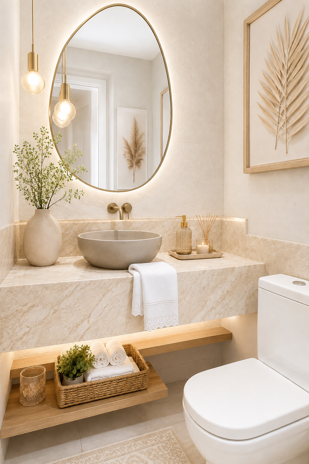TOALHA LAVABO BORDADA - Imagem 4