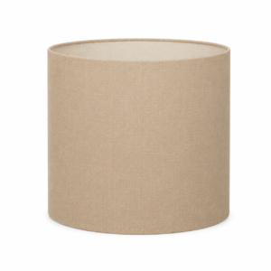 CÚPULA CILINDRICA LINHO CRU - 40 CM