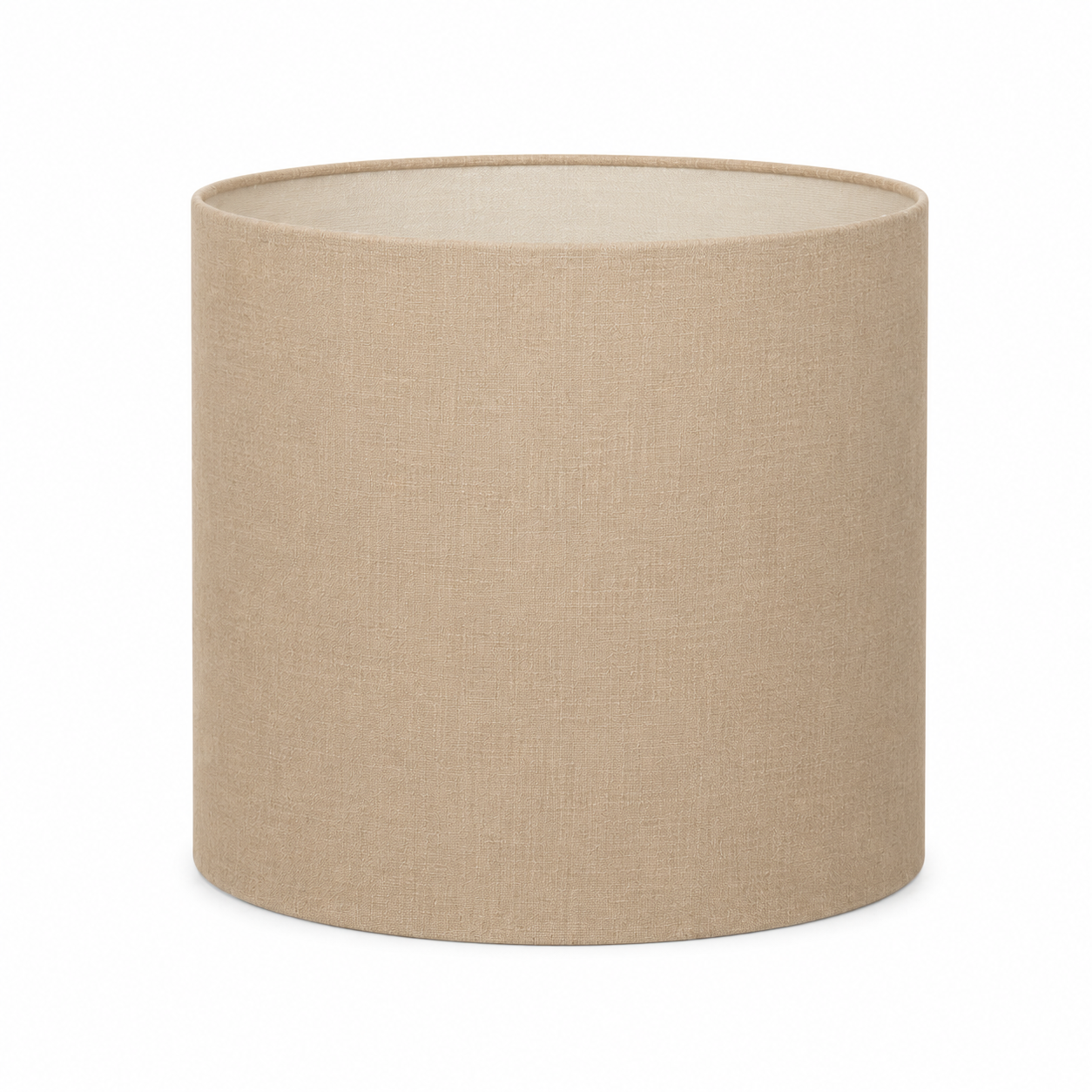 CÚPULA CILINDRICA LINHO CRU - 40 CM