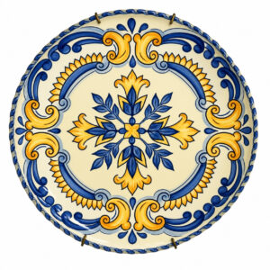 PRATO DECORATIVO DETALHE ÂMBAR