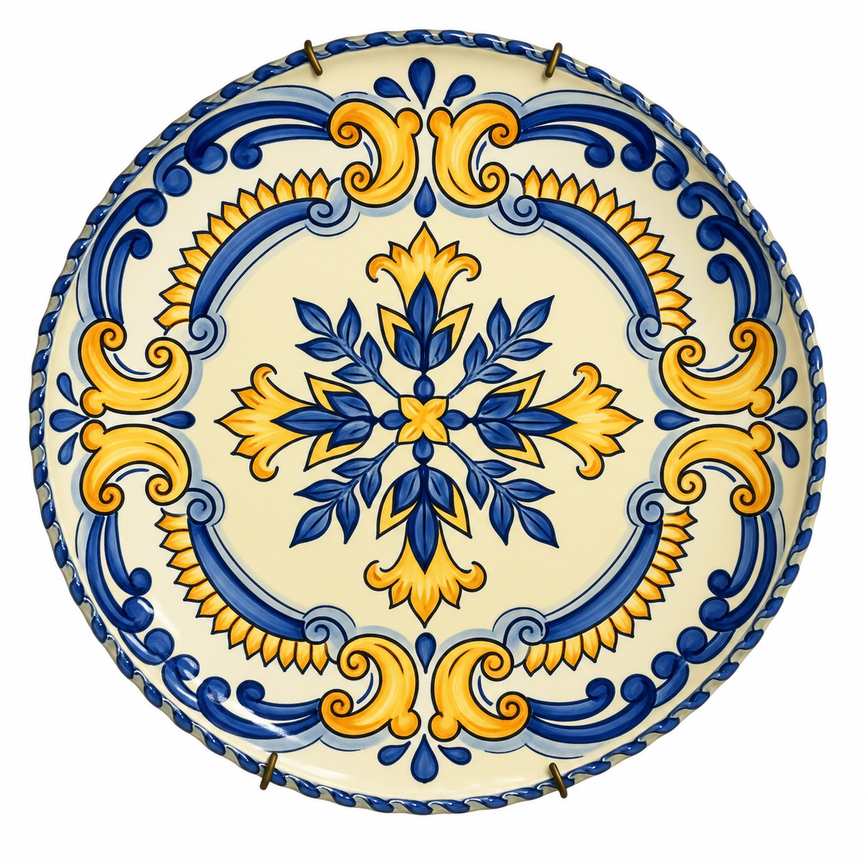 PRATO DECORATIVO DETALHE ÂMBAR