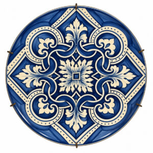 PRATO DECORATIVO AZUL
