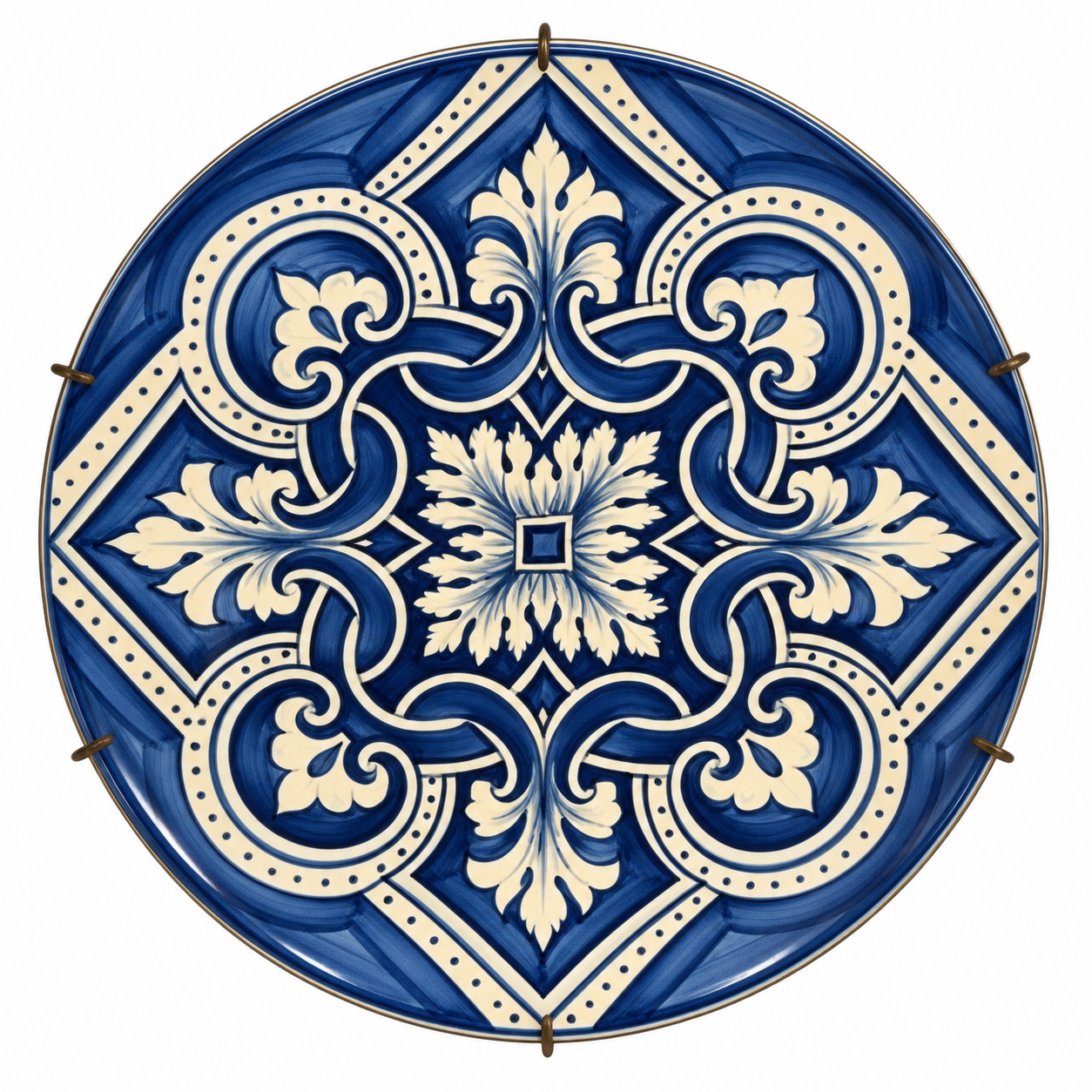 PRATO DECORATIVO AZUL