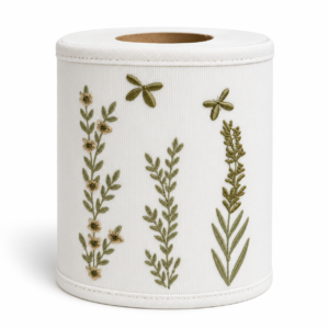 PORTA PAPEL HIGIÊNICO BORBOLETINHA VERDE